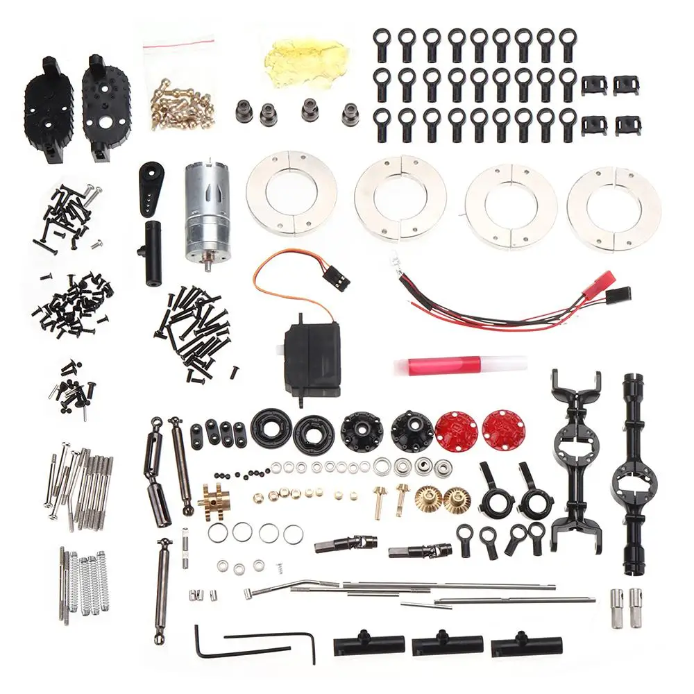 

WPL C34KM 1/16 Metal Edition Kit 4WD 2.4G Buggy Crawler Off Road RC Car 2CH Vehicle Models With Head Light