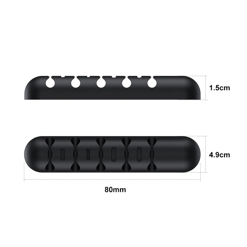 

Soft Silicone Magnetic Cable Management USB Data Line Storage Holder Organizer Cable Organizers
