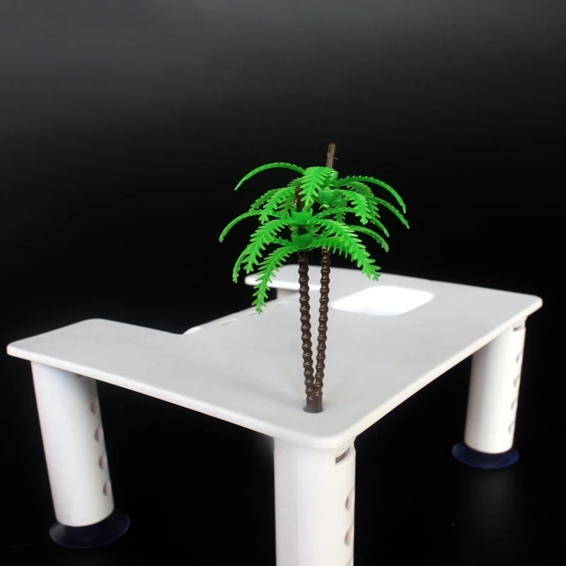 Плавающая подставка для черепахи с 4 присосками Террапин док станция рептилий