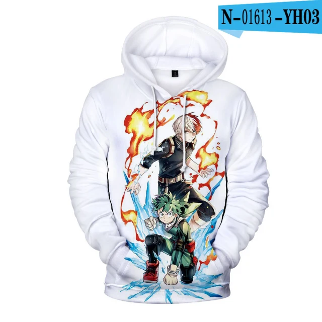 

Brand Designer My Hero Academia Novelty Children Hoodie Cosplay Sweatshirt Pullovers Funny Hoodie New Arrival Streetwear coats
