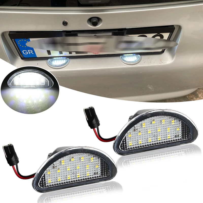 

2Pcs Car LED License Number Plate Light Lamps for Toyota Aygo Rear 2005-2014 81270-0H010 812700H010