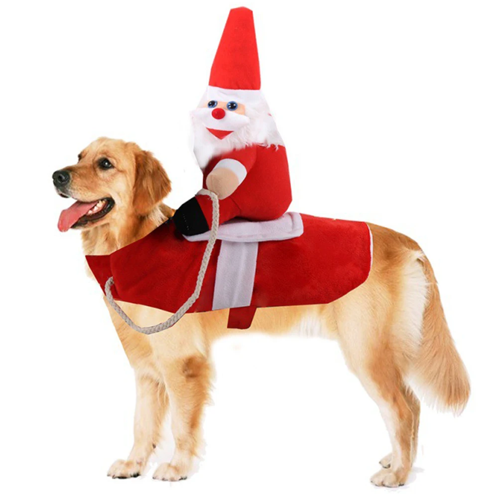 

Funny Dog Clothes Christmas Cosplay Party Costumes New Year Pet Cat Fashion Brand Clothing Chihuahua Luxury Design Vest Jacket
