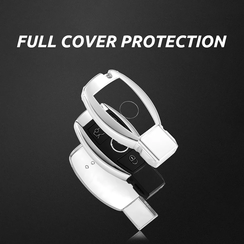 Мягкий чехол из ТПУ с полным покрытием для автомобильного ключа дистанционного