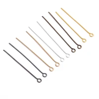 200pcs eye head pins 16 20 24 30 35 40mm eye pins findings for diy jewelry making jewelry accessories supplies