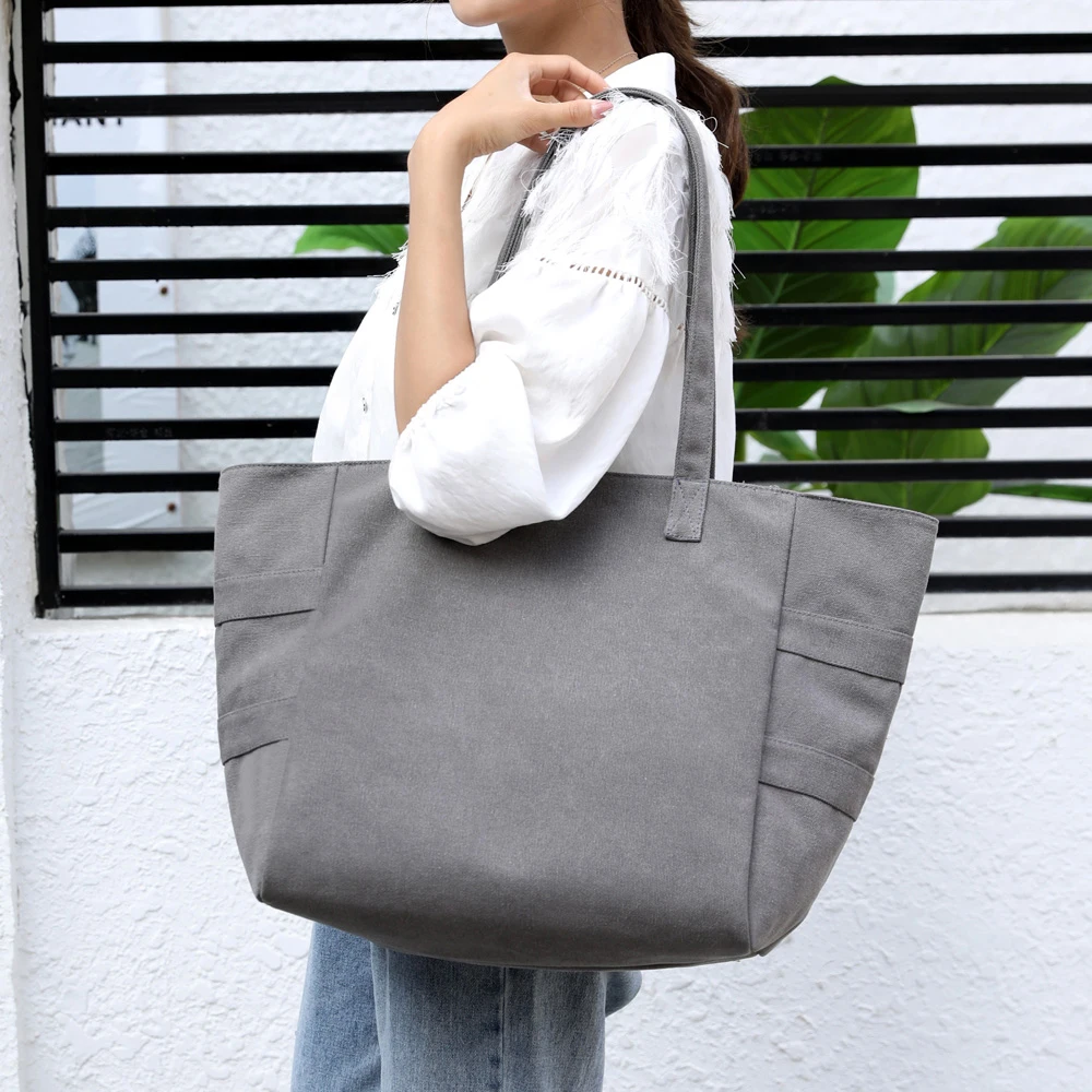 

Женская Холщовая Сумка, большая емкость, дизайнерская Повседневная Сумка-тоут