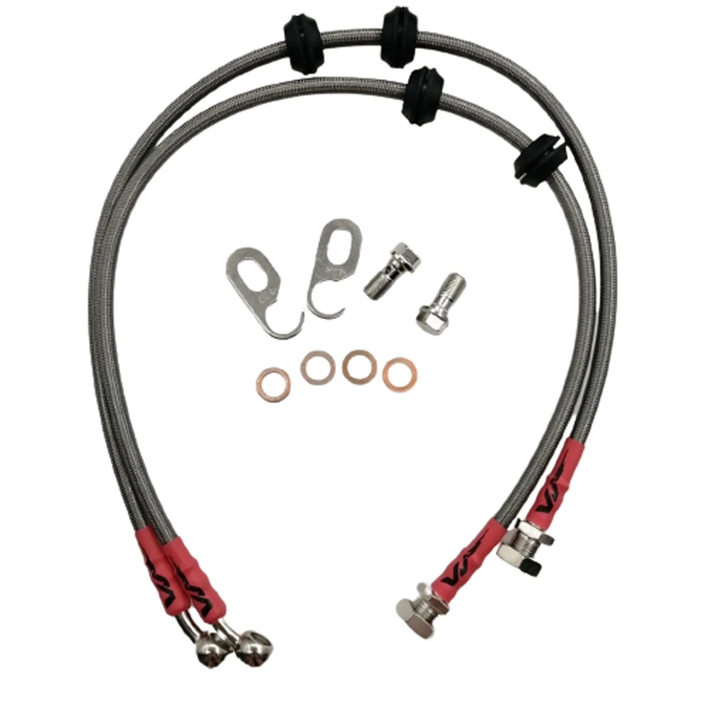 

Комплект автомобильных аксессуаров задний тормоз линия для bmw-335i e92 год 2007 наличии тормозной суппорт Высокая производительность трубки