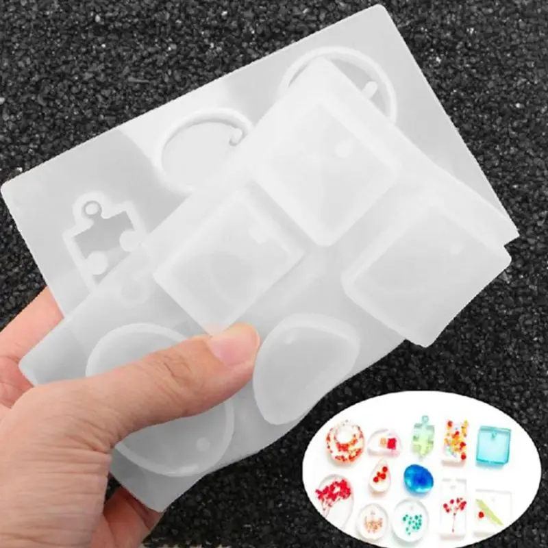 

1Set Crystal Epoxy Resin Mold Bracelet Pendant Casting Mould Handmade DIY Crafts 203C