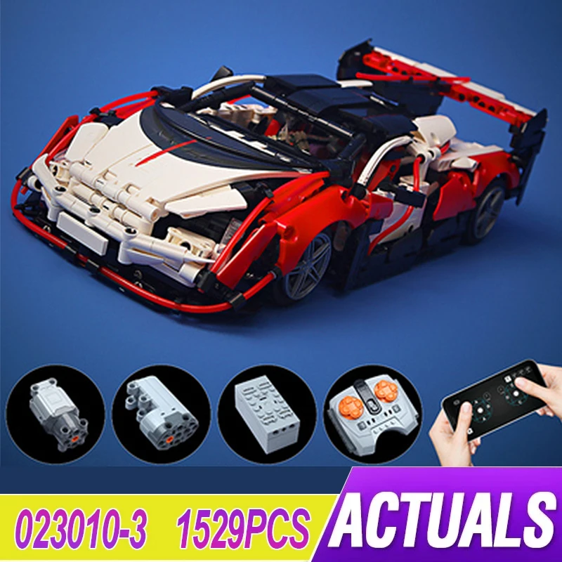 

New MOC High Tech Toy Car 023010 Super Sports Car Model Building Blocks Bricks Educational Puzzle Toy Christmas Gifts