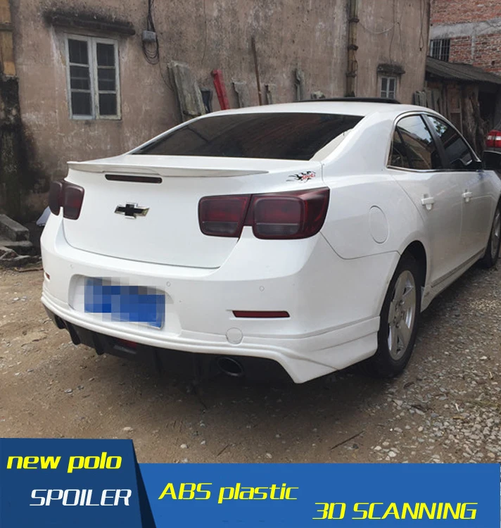 Спойлер из АБС пластика для заднего крыла автомобиля спойлер Chevrolet Malibu 2009 2015|rear
