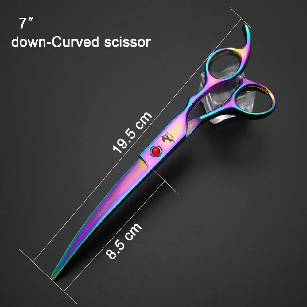 Набор профессиональных ножниц для ухода за домашними животными 7 дюймов прямые +