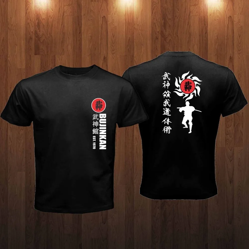 

New Bujinkan Ninjutsu Est 1910 Karate Dai Shin Dojo Taijutsu Retro T Shirt Men Cotton O-neck Tshirt Hip Hop Tees Tops Harajuku