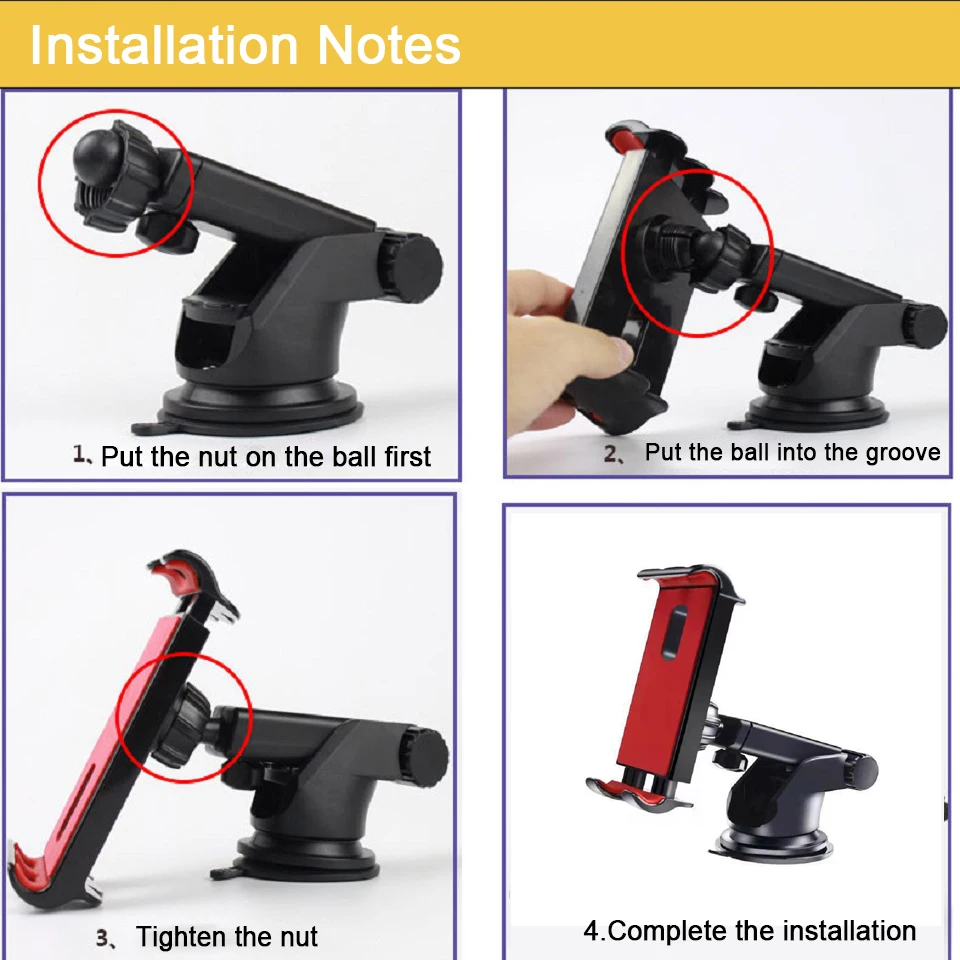 Универсальная 4 - 11 дюймовая Встроенная подставка для планшетного ПК Samsung XiaoMi Stong