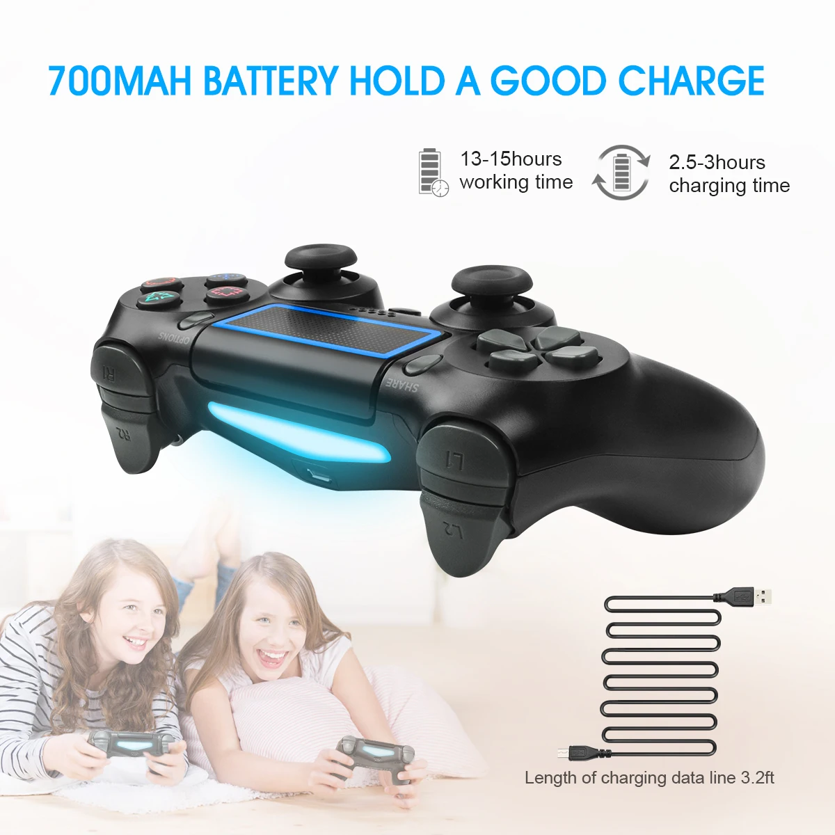 Беспроводной джойстик Battool для Sony PS4 геймпад Bluetooth PlayStation 4 беспроводная консоль PS3