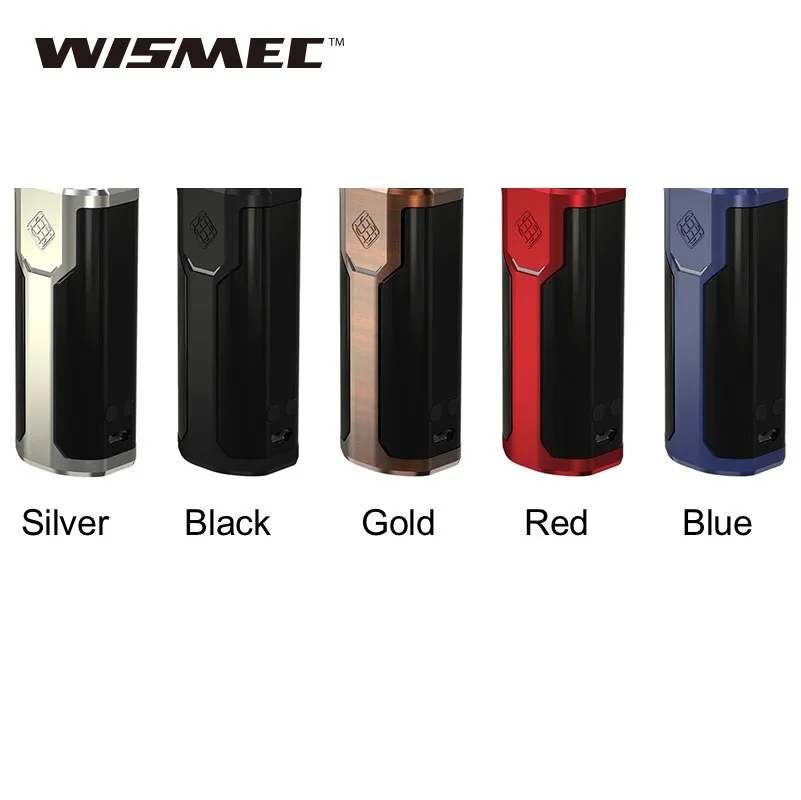 Оригинальный Wismec Sinuous P80 TC мод питание от 18650 батареи коробка 80 Вт VW/Bypass