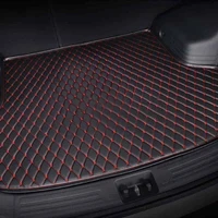 custom leather car trunk mats for porsche cayenne 911 boxster 718 macan 944 panamera taycan auto carpets covers foot mats