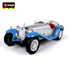 Модель автомобиля Bburago в масштабе 1:18 Alfa Romeo 8C, модель автомобиля из сплава, украшение автомобиля, коллекционная Подарочная игрушка, литье под давлением
