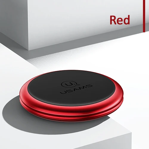 Red Flat Paste USAMS магнитный автомобильный держатель для телефона на магните для автомобиля сотового телефона Автомобильное магнитное крепление, устанавливаемое на вентиляционное отверстие в салоне автомобиля Автомобильный держатель для мобильного телефона Поддержка для iPhone samsung - Цвет: Red Flat Paste