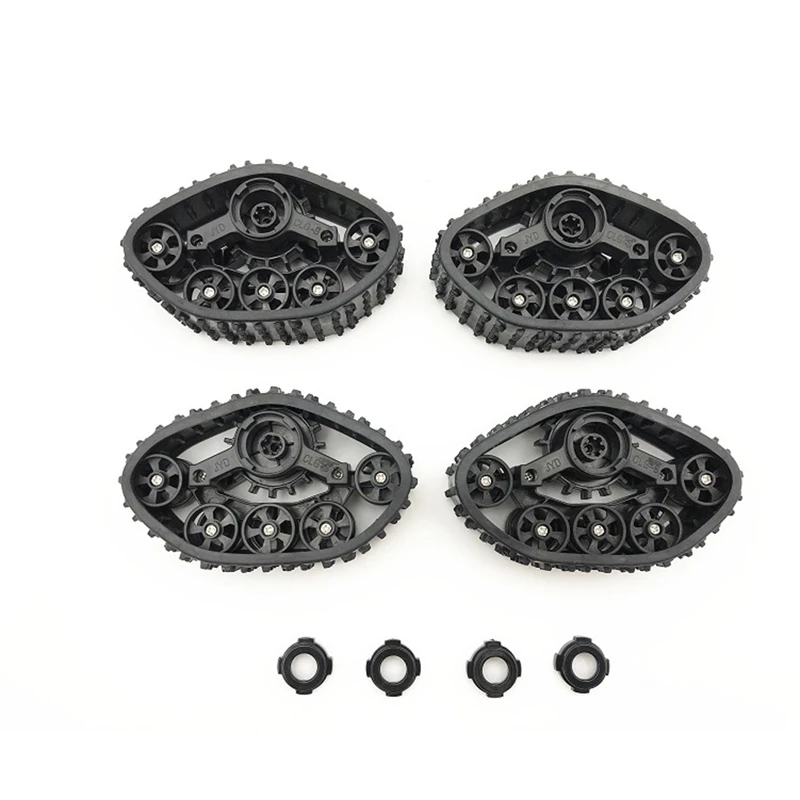 

4Pcs Upgrade Track Wheels Spare Parts for 1/16 WPL B14 B24 C14 C24 Truck RC Car Accessories Upgrade Spare Parts RC Car Parts