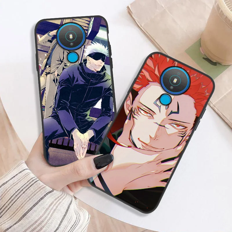 

Jujutsu Kaisen Anime Case For Nokia 1.4 Case Luxury Silicone Protective Cases For Nokia 8.3 5G 1.4 2021 Phone Bumper Shell Funda