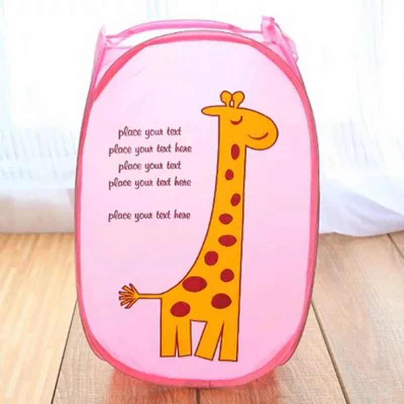 

Folding Hamper laundry basket Cartoon Dog Sorting Basket Mesh Toy Dirty Storage Box Children's Toys Sundries Storage Box