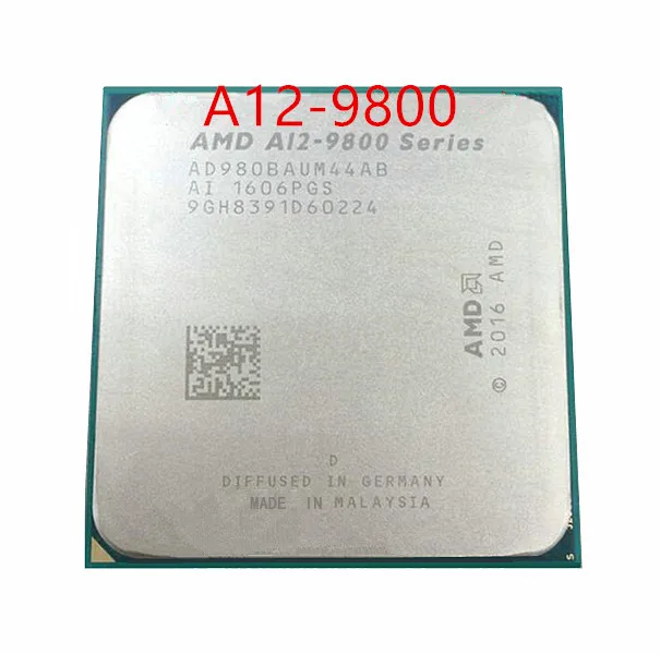 Процессор AMD с четырехъядерным процессором процессор AD9800AUM44AB Socket AM4 9800 3 8 ГГц AM4|cpu