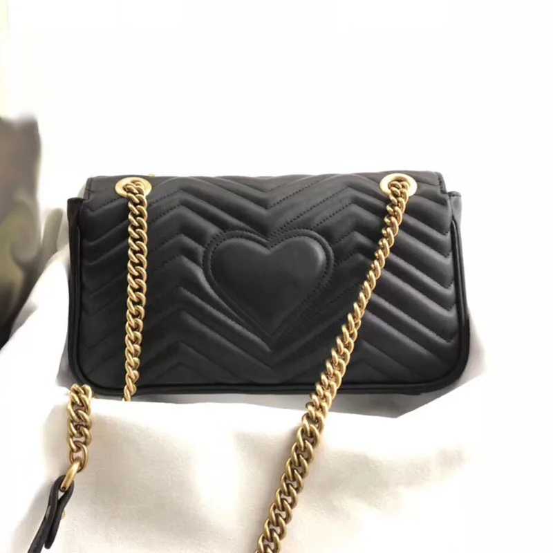 Женская сумка из натуральной кожи роскошная на плечо с цепочкой 2019 | Багаж и сумки