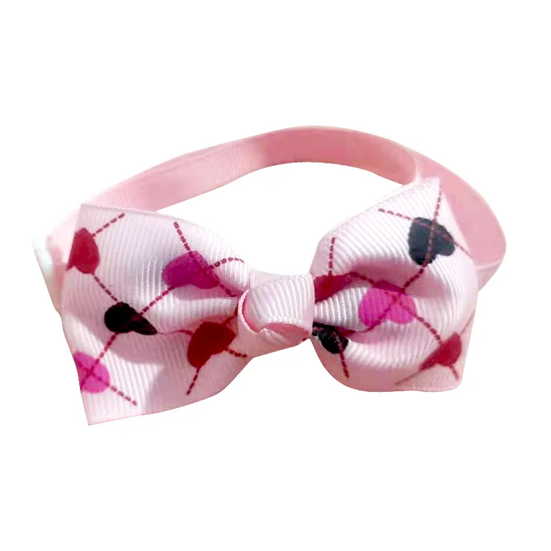 

Dog Bow Tie Polka Dot Cartoon Adjustable Multicolor Pet Collar Cat Bow Tie Photo Props Dog Cat Pet Supplies Accessories Gift