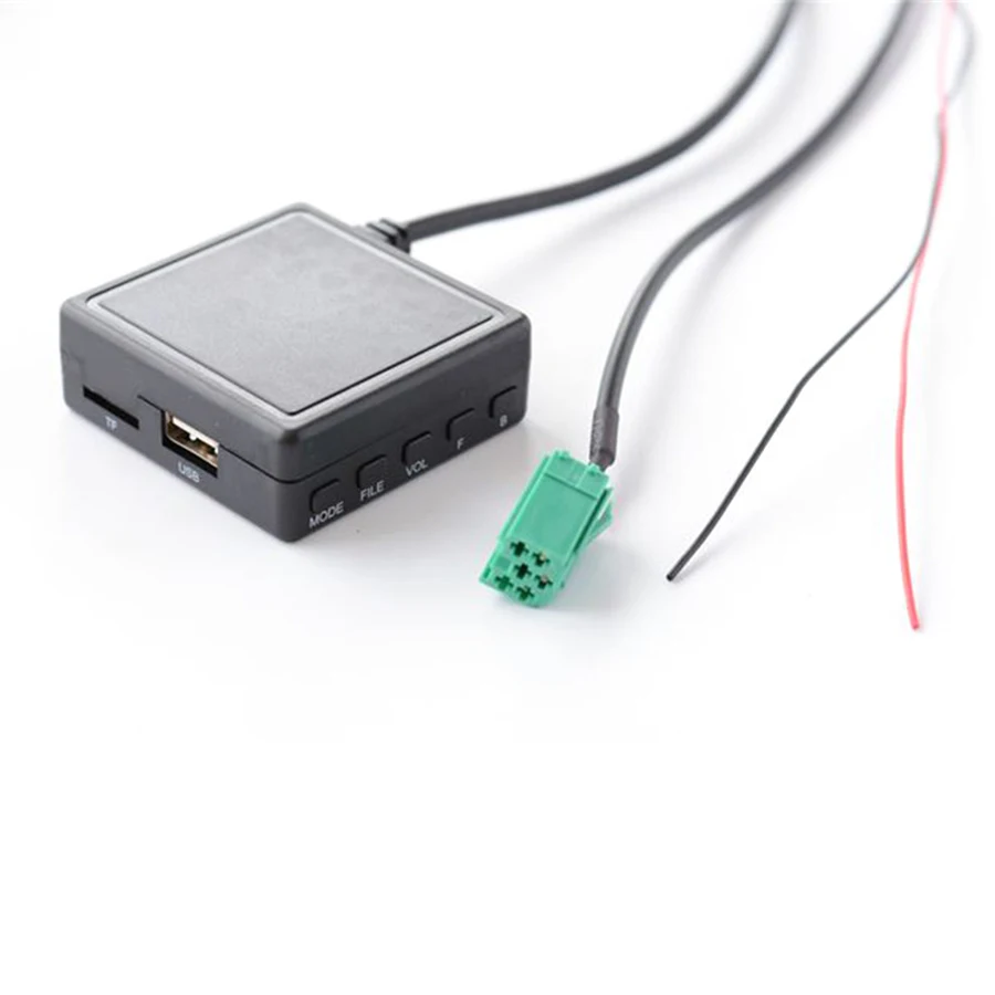 Автомобильный аудио кабель 3 5 мм микрофон мультимедиа AUX TF USB музыкальный адаптер