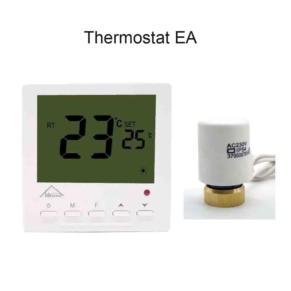 Thermostat EA Подогрев пола тепловой электрический привод термостат теплый пол с коллекторный клапан управления - Цвет: Thermostat EA