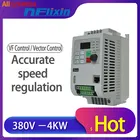 VFD 380 4KW AC 380V 1.5kw2.2kw4KW5.5kw7.5KW Частотный привод 3 фазный контроллер скорости инвертор двигателя VFD Inve