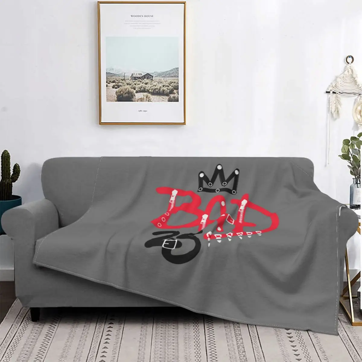

Michael Jackson-alfombra de franela para sala de estar, cobertor de cama caliente, de lujo, textil flocado