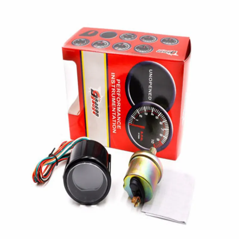 DOXINGYE новый 2 &quot52 мм Синий Красный светодиодный светильник датчик давления масла