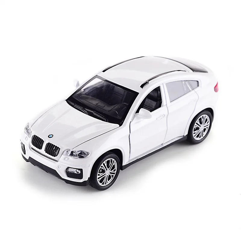 Детские игрушки модель автомобиля BMW X6 литые транспортные средства 1:32 металл со