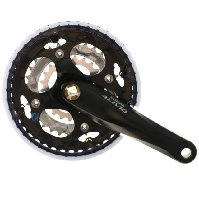 SHIMANO ALIOIV FC-M410 Звездочка колеса 8 S/24 скорость горный велосипед квадратное отверстие Звездочка колеса 42-32-22T 170 мм
