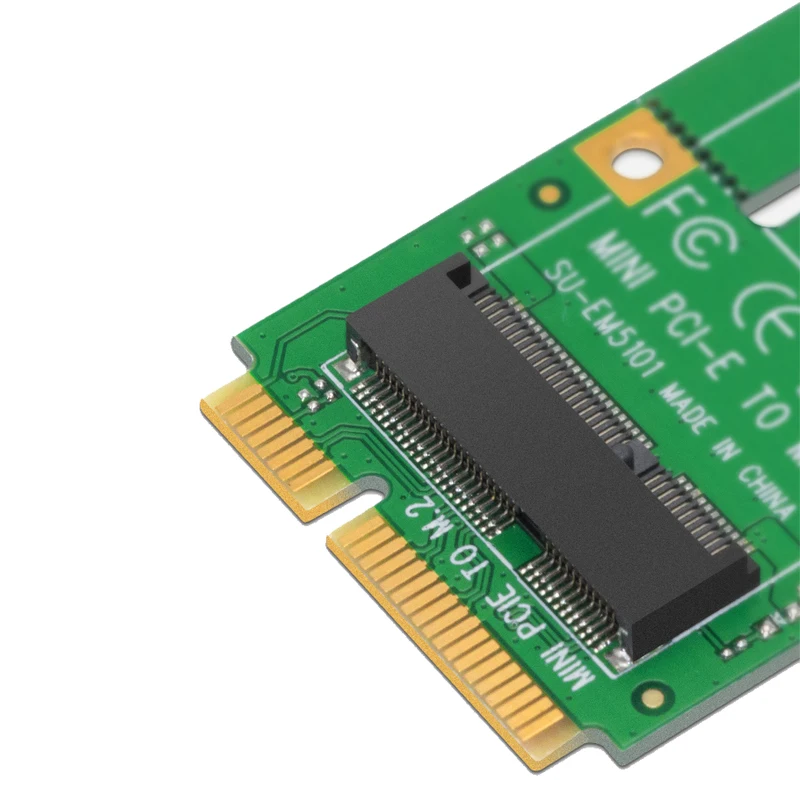 Адаптер Mini PCI-E в M.2 Расширительная карта NGFF Key E интерфейс для беспроводной модуль