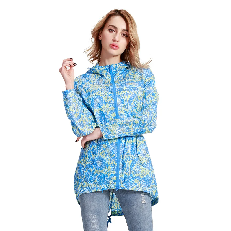ROYALWAY Sun Protective Jacket with Hat Women Hiking Super Light Weight 85g Long Quick Dry Breathable Sunscreen Clothes | Спорт и