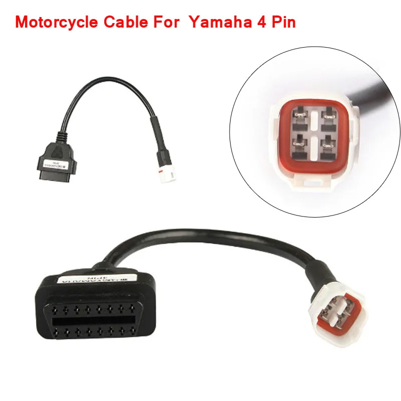 OBD мотоциклетный кабель для Yamaha 3 Pin/4 Pin диагностический pin/4 к OBD2 16 адаптер |