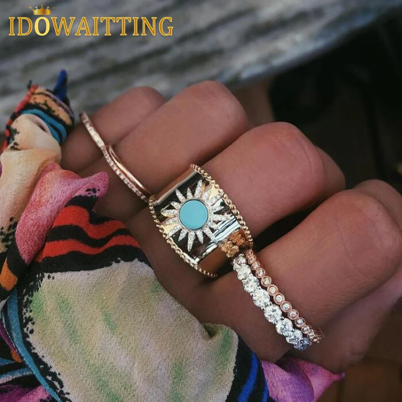 Микро закрепка cz Звезда значок винтажная Женская фотобижутерия модные бирюзы