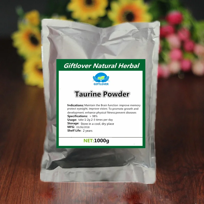 Пищевой порошок таурина 100% поддержка функции мозга улучшение памяти и