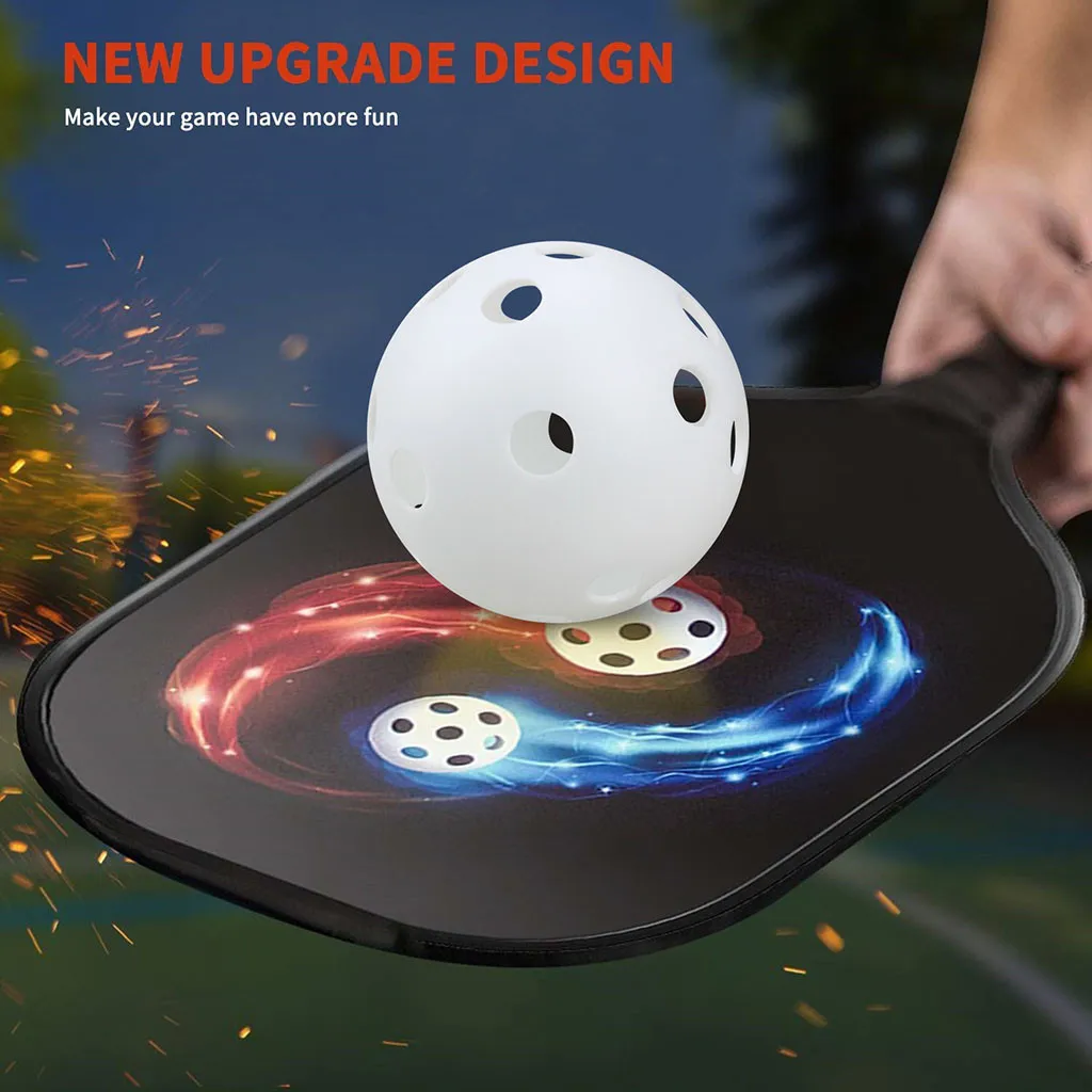 Уличный и спортивный мяч с отверстиями 45 мм Пластиковый Бейсбол тренировочный