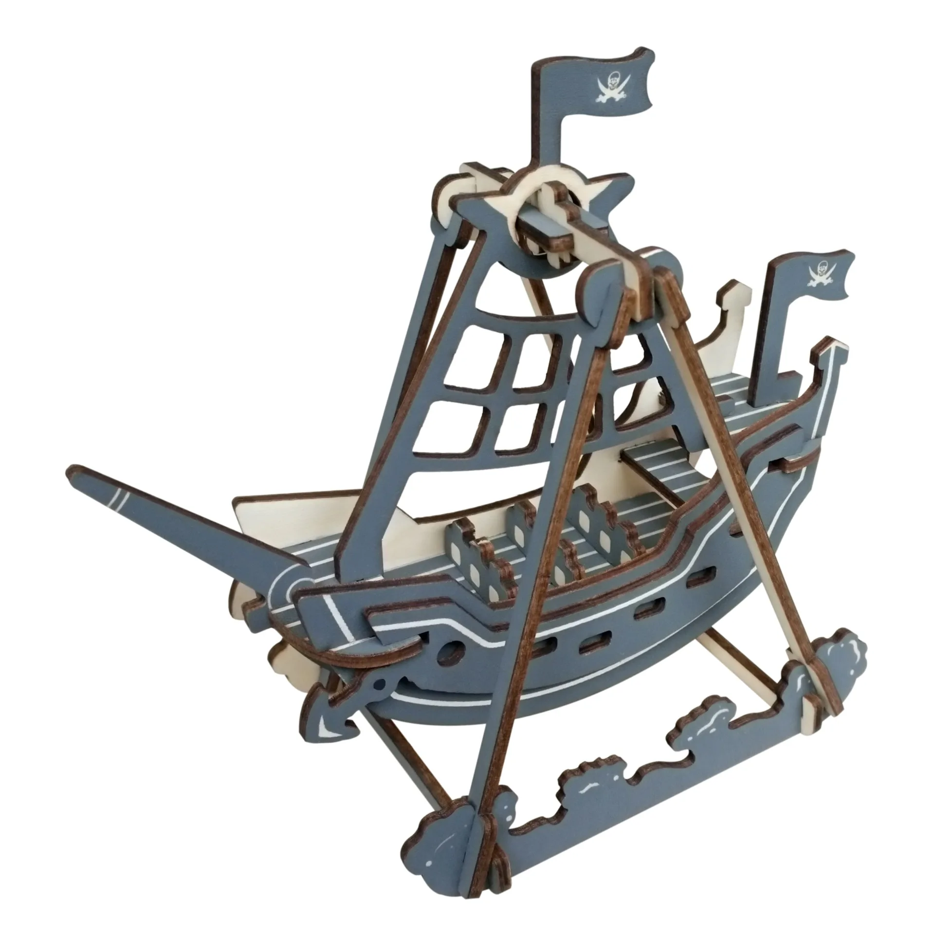 Набор для сборки 3D деревянные игрушки модель пиратского корабля пазл мини модели