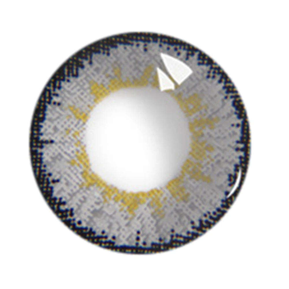 2 шт большой глаз красоты чистые цветные глаза линзы косметические очки для