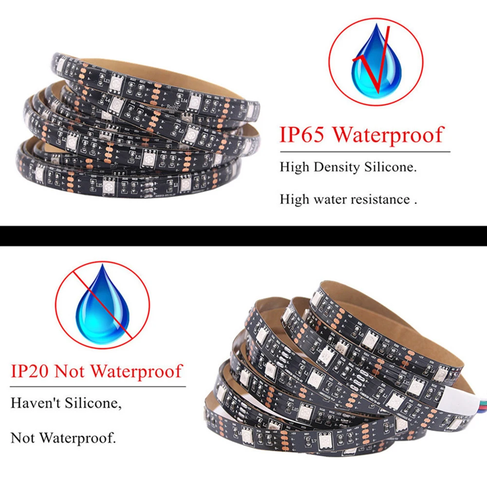 IP65 Водонепроницаемый 5 в SMD USB СВЕТОДИОДНЫЙ светильник полоса для телевизора с RGB