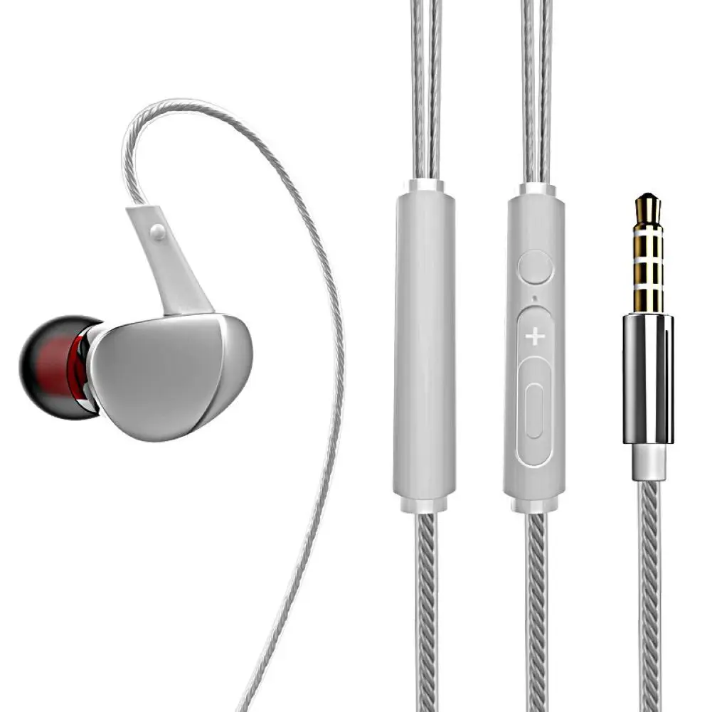 

S10 Universal Quad-core In-Ear 6D Bass HiFi Music Wired Earphone Sports Headset