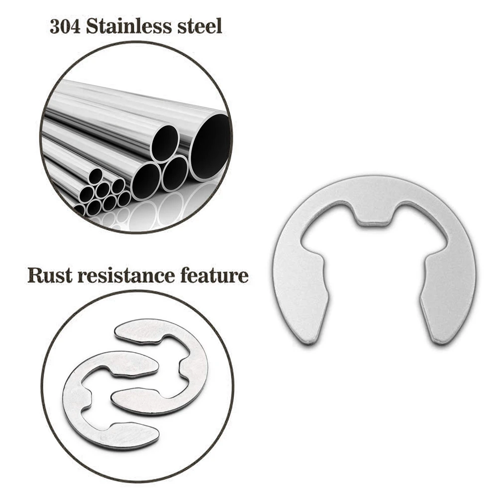 

315pcs C Clip External Circlip Snap Retaining Rings Set Stainless Steel Carbon Steel Circlip Set For Shaft Assortment Set