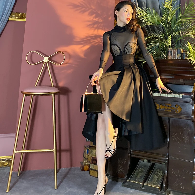 2019 специальные практичные Сексуальные Черные Сетчатые эластичные прозрачные