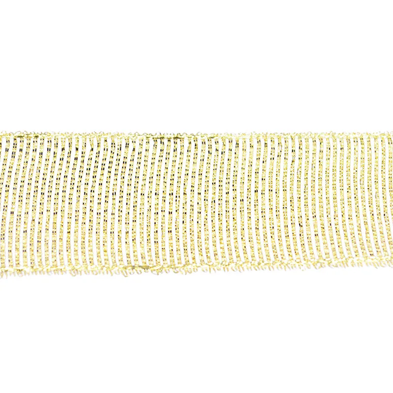 25yard 15/20/25 мм Золотая, серебряная, блестящая атлас органза лента вышитые ленты DIY Швейные рукоделие Упаковка для подарков на Рождество Декор