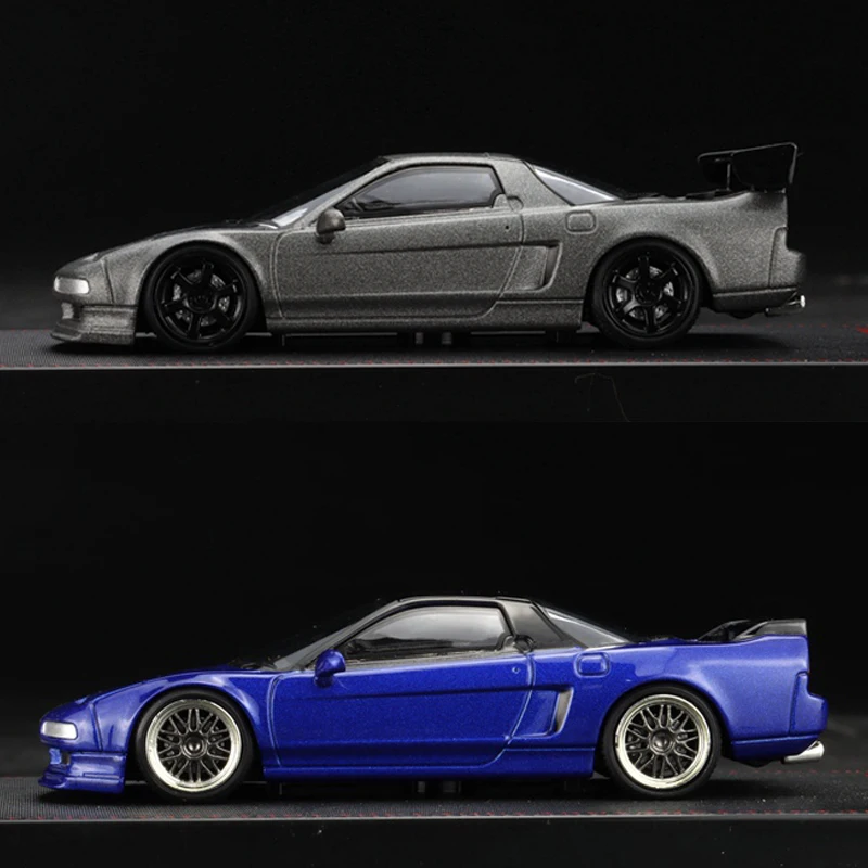 

IG 1/64 Model Car NSX NA1 Alloy Die-cast Vehicle Display Collection Gifts - Metal Blue,Matte Gray
