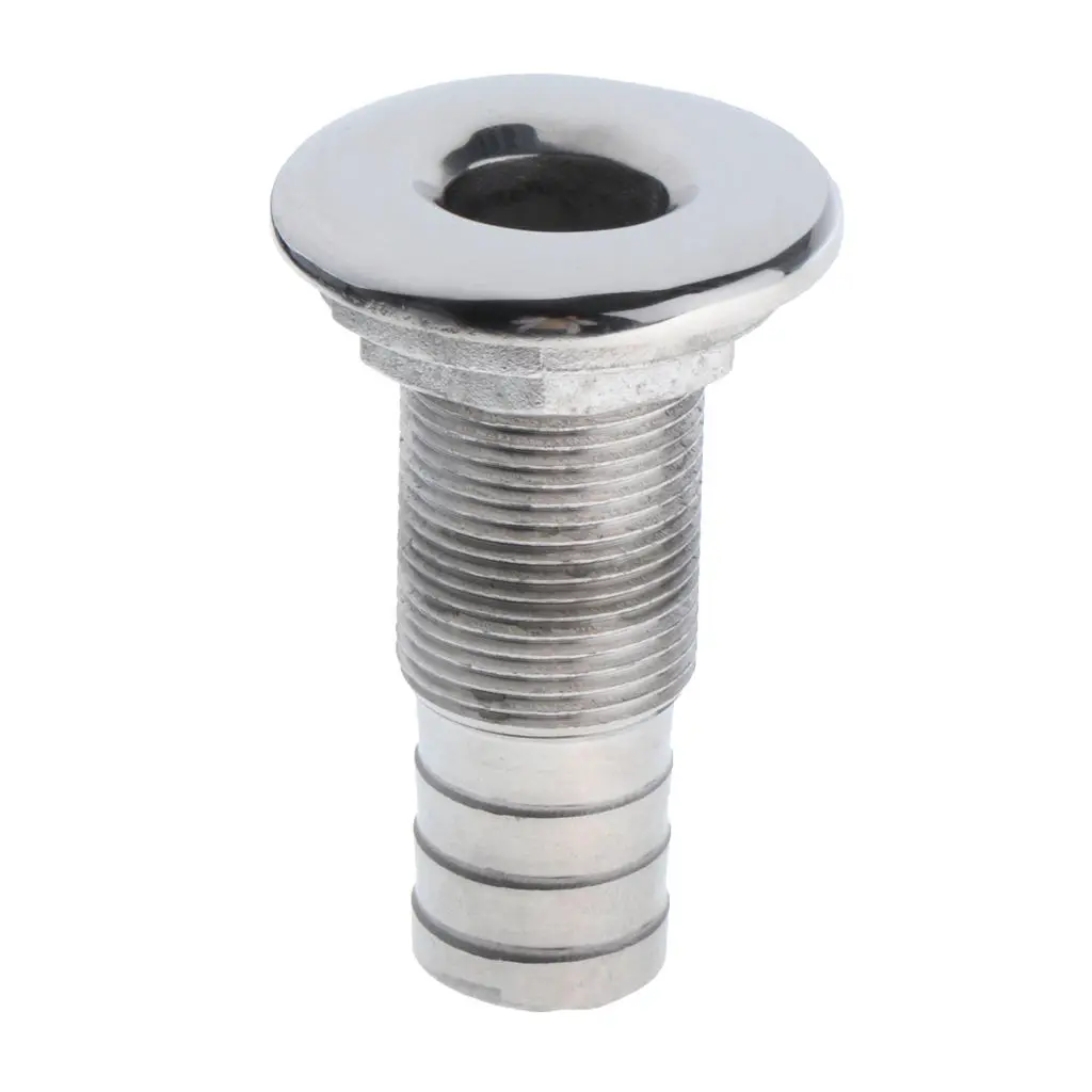 

316 нержавеющая лодка сквозь корпус фитинг полированная головка для лодки яхты 3/4 дюйма