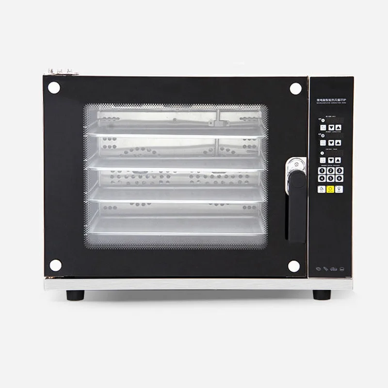 

Электрическая духовка с циркуляцией горячего воздуха, коммерческая Паровая Печь для брожения хлеба, пиццы, большая емкость, много отделени...